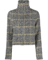 Our Legacy - Houndstooth-pattern Brushed-knit Jacket - Lyst