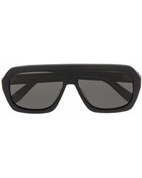 Dunhill - Textured Pilot-frame Sunglasses - Lyst
