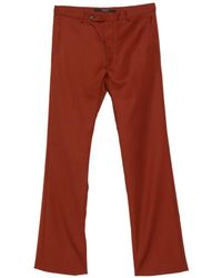 Valentino Garavani - Pressed-Crease Tailored Trousers - Lyst