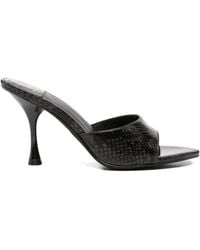 Jeffrey Campbell - Agent Snakeskin-Effect Sandals - Lyst