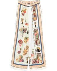 ALÉMAIS - Graphic-Print Drawstring Trousers - Lyst