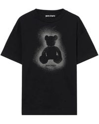 Palm Angels - Spray Bear Graphic T-Shirt - Lyst