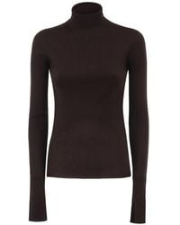 Sportmax - Ribbed-Knit Turtleneck Sweater - Lyst