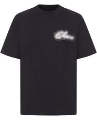 Amiri - Crystal-Embellishment Cotton T-Shirt - Lyst