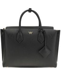MCM - Sac Cabas Milla Format Moyen En Cuir - Lyst