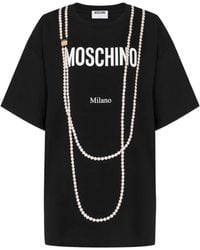 Moschino - Graphic Crew Neck T-Shirt - Lyst