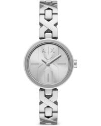 ARMANI EXCHANGE - Round-Shape 46Mm Watch - Lyst