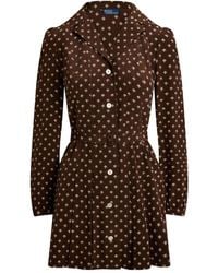 Polo Ralph Lauren - Floral-Print Button-Front Dress - Lyst