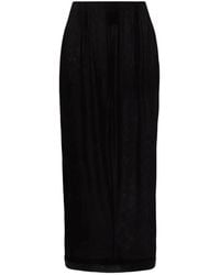 Wardrobe NYC - Ruched Midi Skirt - Lyst