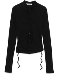 OTTOLINGER - Gerippter Cardigan Mit Doppeltem Verschluss - Lyst