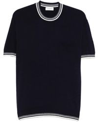 Paolo Pecora - Striped Pocket T-Shirt - Lyst