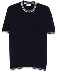 Paolo Pecora - Striped Pocket T-Shirt - Lyst