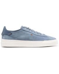 Santoni - Low-Top Lace-Up Sneakers - Lyst
