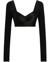 Dolce & Gabbana - Haut Bustier En Satin - Lyst