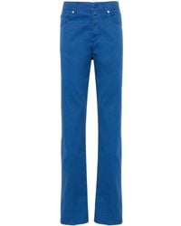 Kiton - Pressed-crease Straight Trousers - Lyst