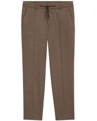 BOSS - Drawstring-Waist Tapered-Leg Trousers - Lyst