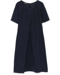 Emporio Armani - ラウンドネック ミニドレス - Lyst