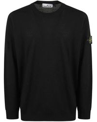 Stone Island - 5100071 Light Pure Rws Wool Jumper - Lyst