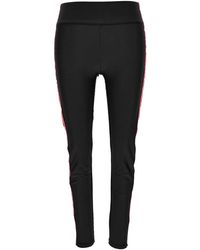 Versace Jeans Couture - Embossed-Logo Leggings - Lyst