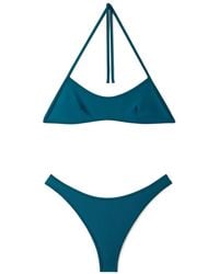 Sunnei - Reversible Striped Bikini Set - Lyst