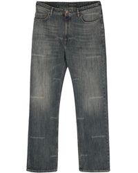 Balenciaga - Logo-print Stonewashed Jeans - Unisex - Cotton/polyester - Lyst
