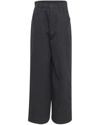 BONBOM - Back Box Pleats Wide-Leg Trousers - Lyst