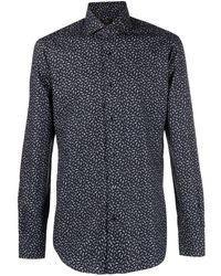 Barba Napoli - Patterned Button-up Shirt - Lyst