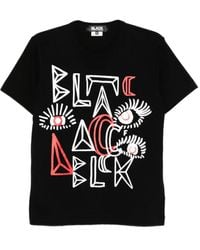 COMME DES GARÇON BLACK - Graphic-Printed T-Shirt - Lyst
