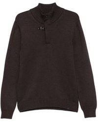 Fay - Pullover Mit Ellenbogen-Patch - Lyst