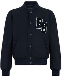 Brooks Brothers - Logo-Embroidered Bomber Jacket - Lyst