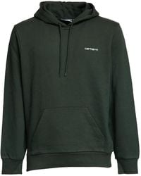 Carhartt - Hooded Script Embroidery Sweatshirt - Lyst