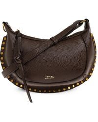 Isabel Marant - Oskan Moon Leather Shoulder Bag - Lyst