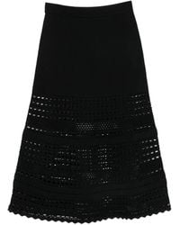 Jonathan Simkhai - Open-Stitch Midi Skirt - Lyst