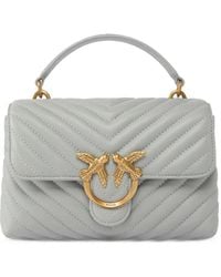 Pinko - Mini Lady Love Puff Quilted Tote Bag - Lyst