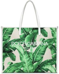 Dolce & Gabbana - Shopping Graphic-Print Tote Bag - Lyst