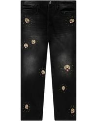 NAHMIAS - Beaded Sun Jeans - Lyst