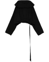 Rick Owens - Cropped Hooded Tunic - Lyst