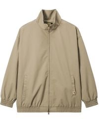 Mini Cream - Zip-Fastening High-Neck Jacket - Lyst