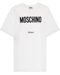 Moschino - Logo-Print T-Shirt - Lyst