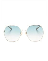 Chloé - Geometric-Frame Sunglasses - Lyst