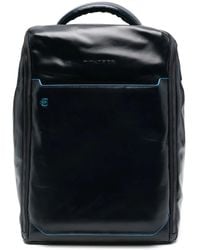 Piquadro - Leather Backpack - Lyst
