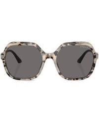 Vogue Eyewear - Tortoiseshell-Effect Oversize-Frame Sunglasses - Lyst