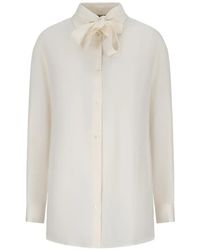 Herno - Bow-Detail Shirt - Lyst