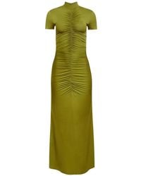 Toccin - Gracelyn Mock-Neck Midi Dress - Lyst
