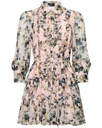 Cinq À Sept - Rhys Floral-Print Dress - Lyst
