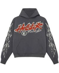 HELLSTAR - Records Tour Flame-Print Hoodie - Lyst