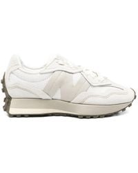 New Balance - 327 Logo-Patch Sneakers - Lyst
