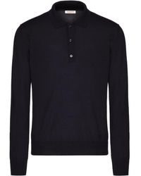 Valentino Garavani - Long-Sleeve Polo Shirt - Lyst