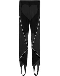 Fiorucci - Heart-Motif Mesh-Panelled Leggings - Lyst
