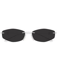 Balenciaga - Nano Rimless Geometric-Frame Sunglasses - Lyst